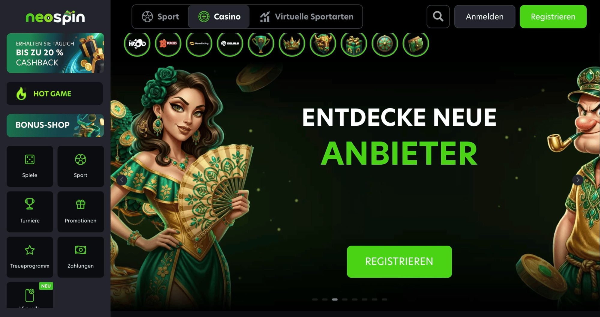 Neospin Casino – 300% bis 7.000 €