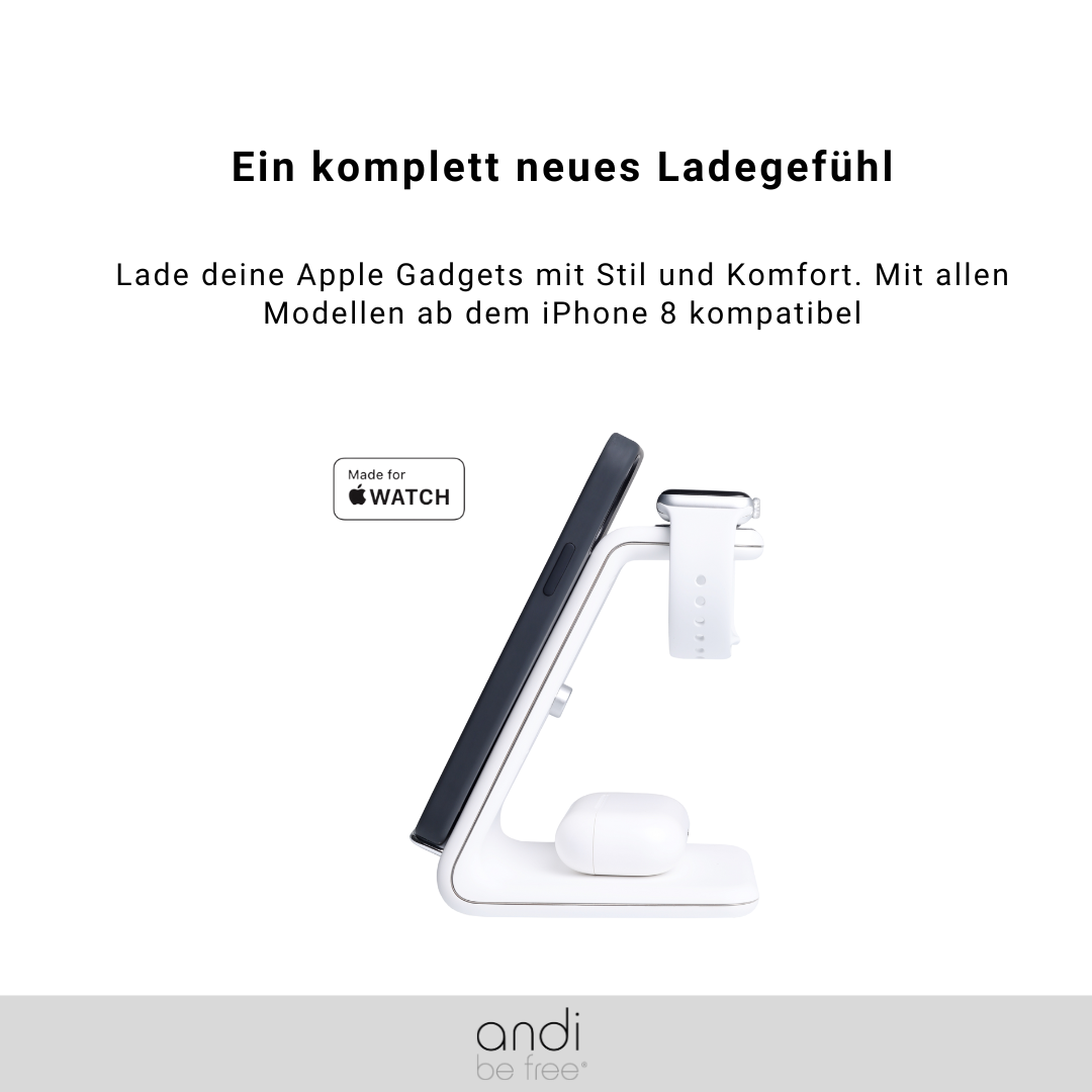 3-in-1 Wireless Charger für Apple