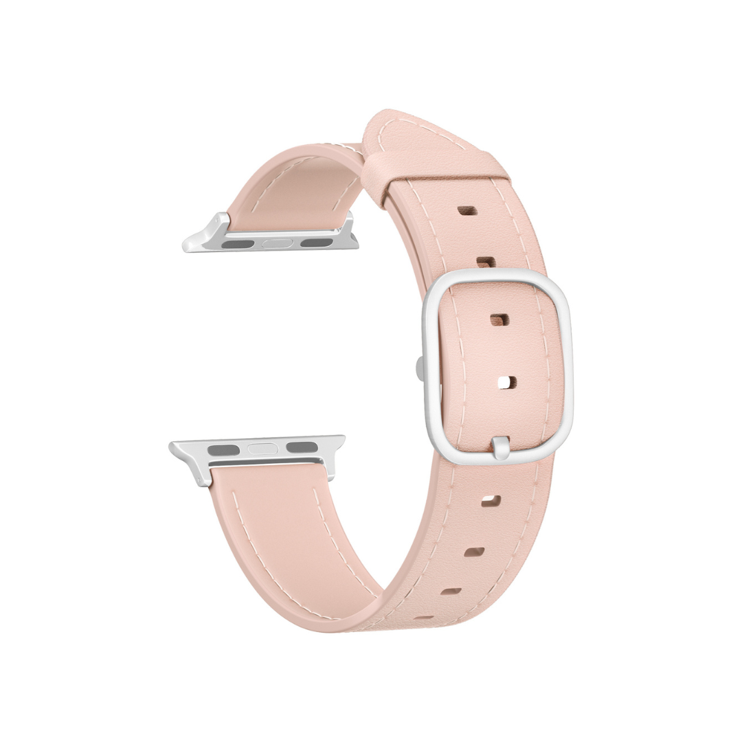 Apple Watch Leder Armband mit Quadrat Schliesse