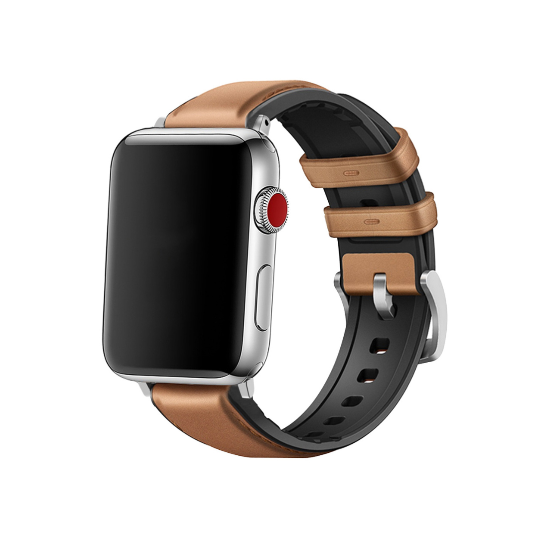 Apple Watch TPU und Leder Armband